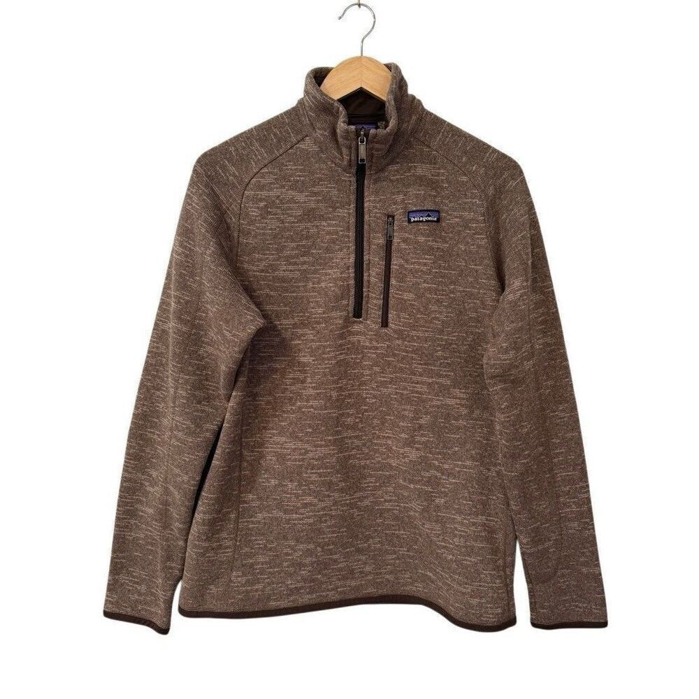 Patagonia 1/4 Zip Better Sweater Heathered Brown Men’s Size Medium